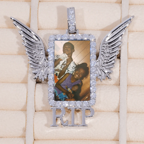 RIP WING 3D CUSTOM PICTURE PENDANT