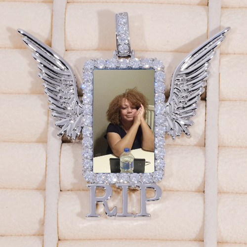 RIP WING 3D CUSTOM PICTURE PENDANT