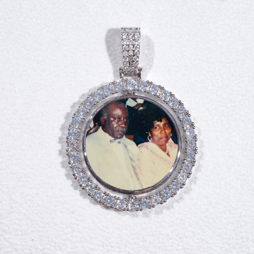 3D Spinning 2-Faced Custom Picture Pendant