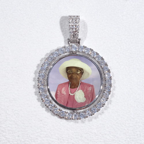 3D Spinning 2-Faced Custom Picture Pendant