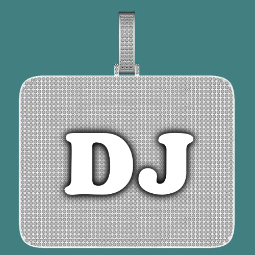 CUSTOM LETTER NECKLACE 3D BIG SQUARE
