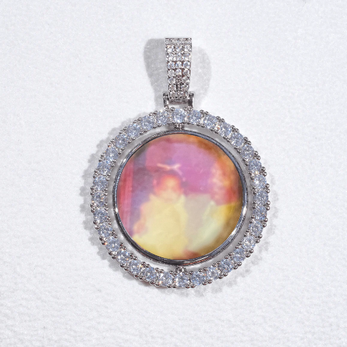 3D Spinning 2-Faced Custom Picture Pendant