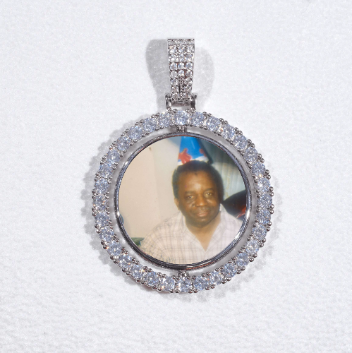3D Spinning 2-Faced Custom Picture Pendant