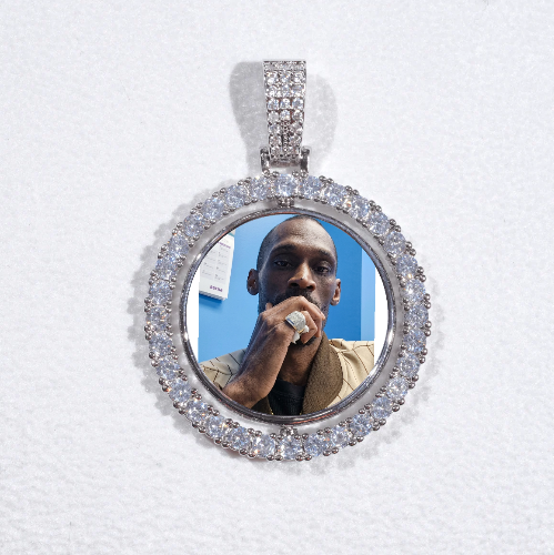 3D Spinning 2-Faced Custom Picture Pendant