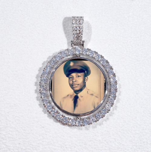 3D Spinning 2-Faced Custom Picture Pendant