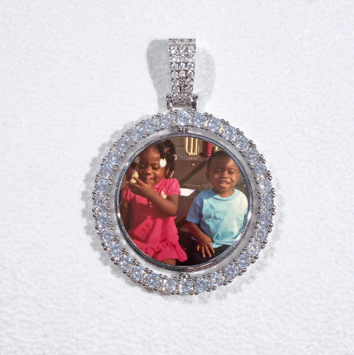 3D Spinning 2-Faced Custom Picture Pendant