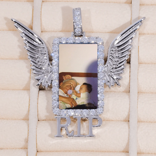 RIP WING 3D CUSTOM PICTURE PENDANT