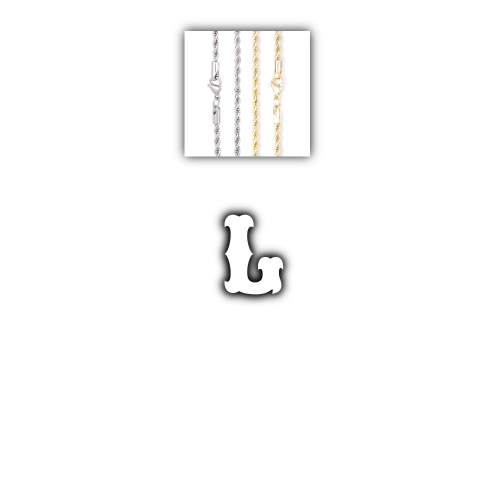 Custom Letters Freibeuter Font Necklace
