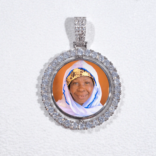 3D Spinning 2-Faced Custom Picture Pendant