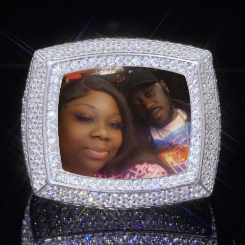 3D CUSTOM PICTURE ICED RING