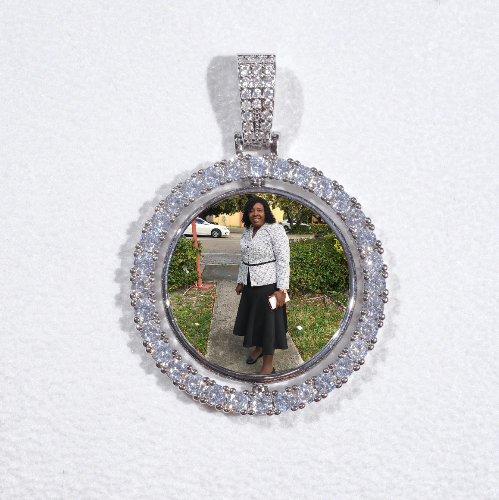 3D Spinning 2-Faced Custom Picture Pendant