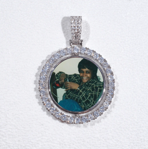 3D Spinning 2-Faced Custom Picture Pendant