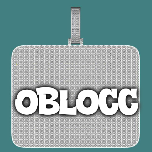 CUSTOM LETTER NECKLACE 3D BIG SQUARE