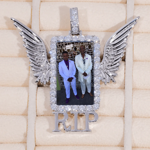 RIP WING 3D CUSTOM PICTURE PENDANT