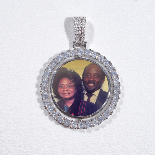 3D Spinning 2-Faced Custom Picture Pendant