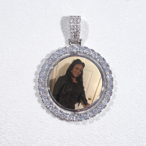 3D Spinning 2-Faced Custom Picture Pendant