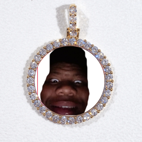 3D CIRCLE CUSTOM PICTURE PENDANT SMALL SIZE