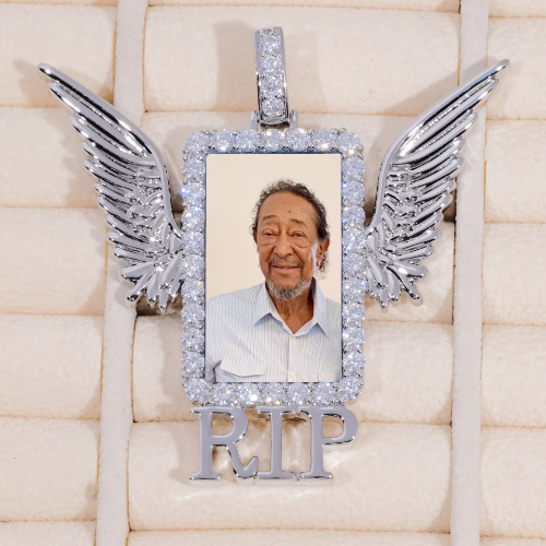 RIP WING 3D CUSTOM PICTURE PENDANT