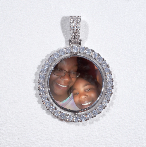3D Spinning 2-Faced Custom Picture Pendant