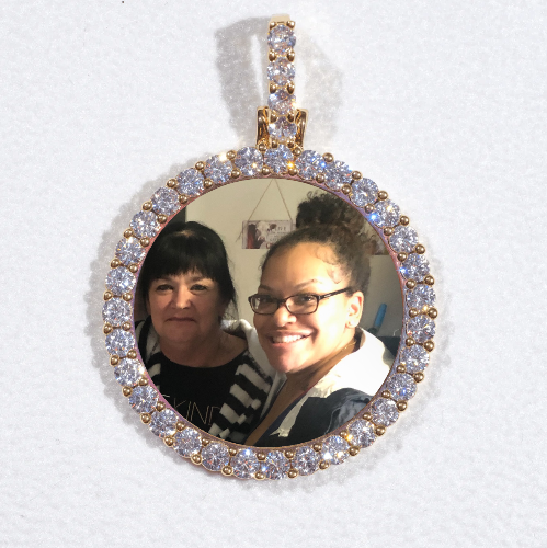 3D CIRCLE CUSTOM PICTURE PENDANT SMALL SIZE