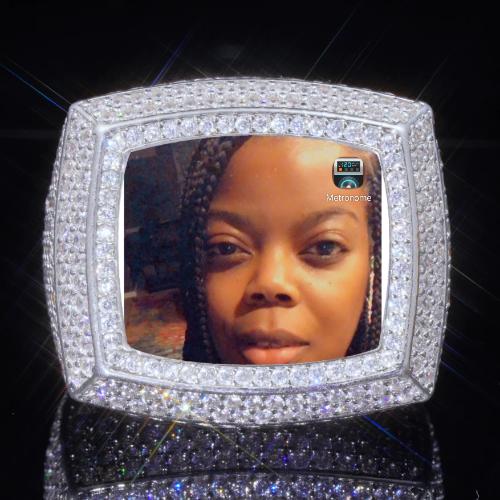 3D CUSTOM PICTURE ICED RING