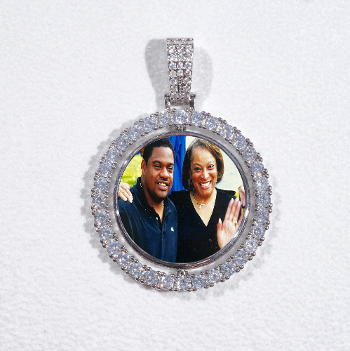 3D Spinning 2-Faced Custom Picture Pendant