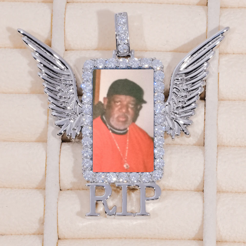 RIP WING 3D CUSTOM PICTURE PENDANT