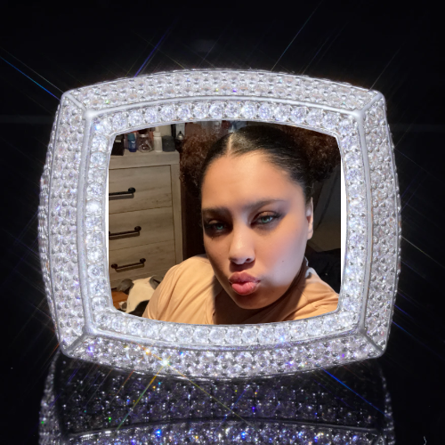 3D CUSTOM PICTURE ICED RING