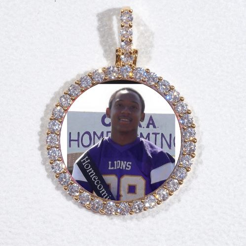 3D CIRCLE CUSTOM PICTURE PENDANT SMALL SIZE