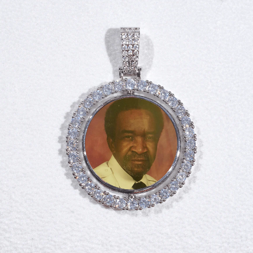 3D Spinning 2-Faced Custom Picture Pendant