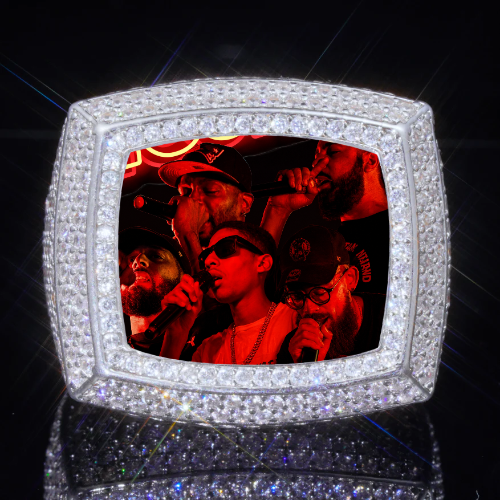 3D CUSTOM PICTURE ICED RING