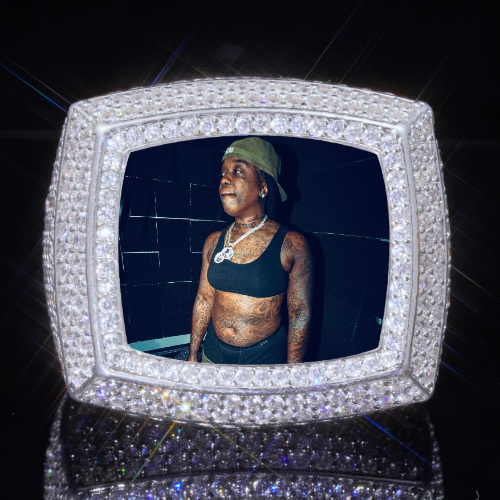 3D CUSTOM PICTURE ICED RING