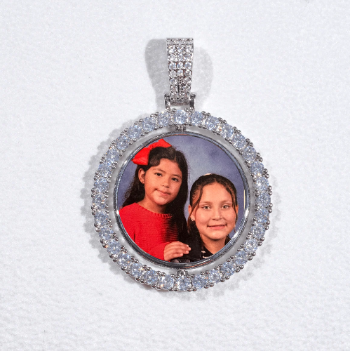 3D Spinning 2-Faced Custom Picture Pendant
