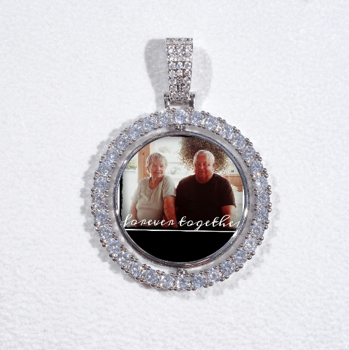 3D Spinning 2-Faced Custom Picture Pendant