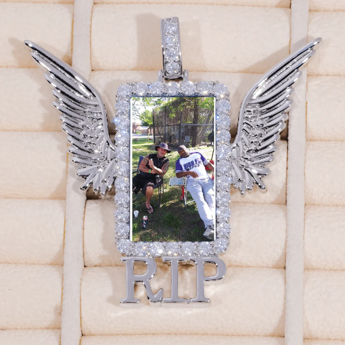 RIP WING 3D CUSTOM PICTURE PENDANT
