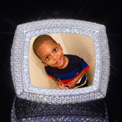 3D CUSTOM PICTURE ICED RING