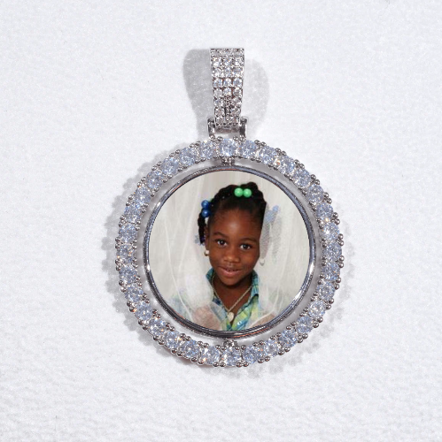 3D Spinning 2-Faced Custom Picture Pendant