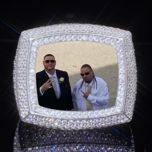 3D CUSTOM PICTURE ICED RING