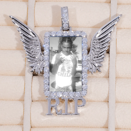 RIP WING 3D CUSTOM PICTURE PENDANT