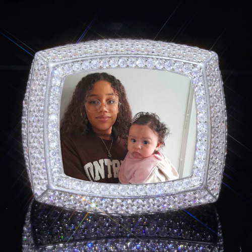 3D CUSTOM PICTURE ICED RING