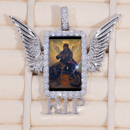 RIP WING 3D CUSTOM PICTURE PENDANT