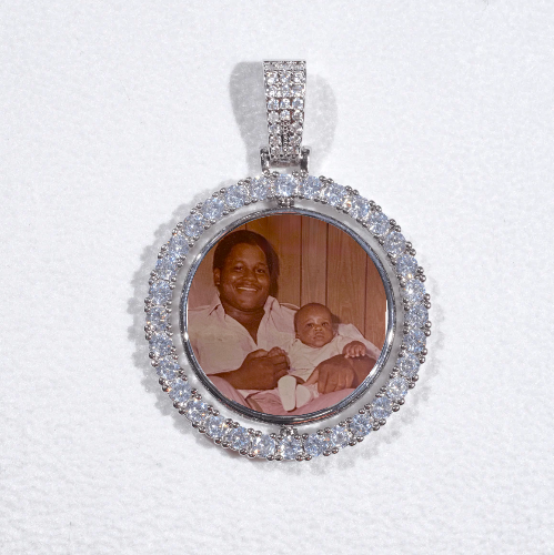3D Spinning 2-Faced Custom Picture Pendant