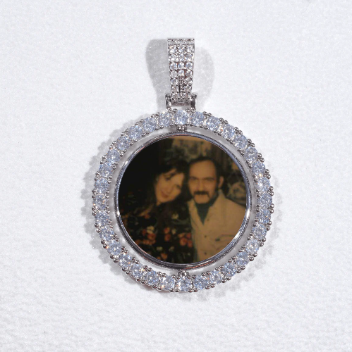 3D Spinning 2-Faced Custom Picture Pendant