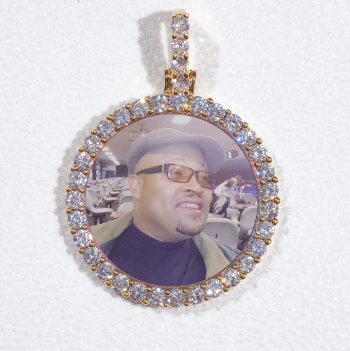 3D CIRCLE CUSTOM PICTURE PENDANT SMALL SIZE