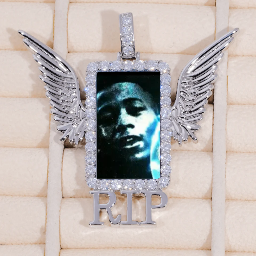 RIP WING 3D CUSTOM PICTURE PENDANT
