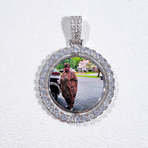 3D Spinning 2-Faced Custom Picture Pendant