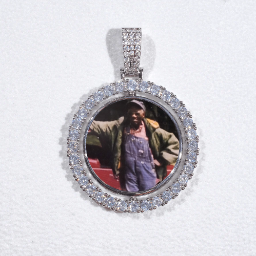 3D Spinning 2-Faced Custom Picture Pendant