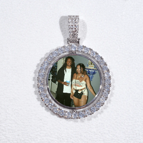 3D Spinning 2-Faced Custom Picture Pendant