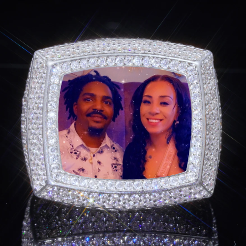 3D CUSTOM PICTURE ICED RING