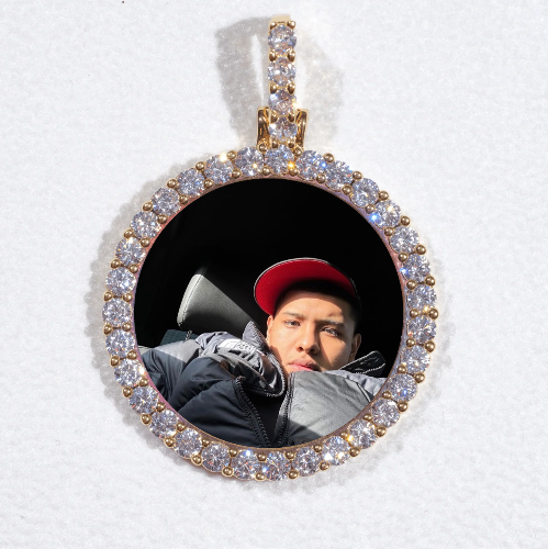 3D CIRCLE CUSTOM PICTURE PENDANT SMALL SIZE